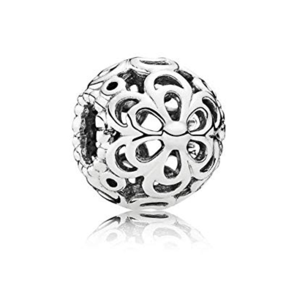 Pandora Jewelry - PANDORA Daisies Charm Sterling Silver Pandora Jewelry - PANDORA Daisies Charm Sterling Silver